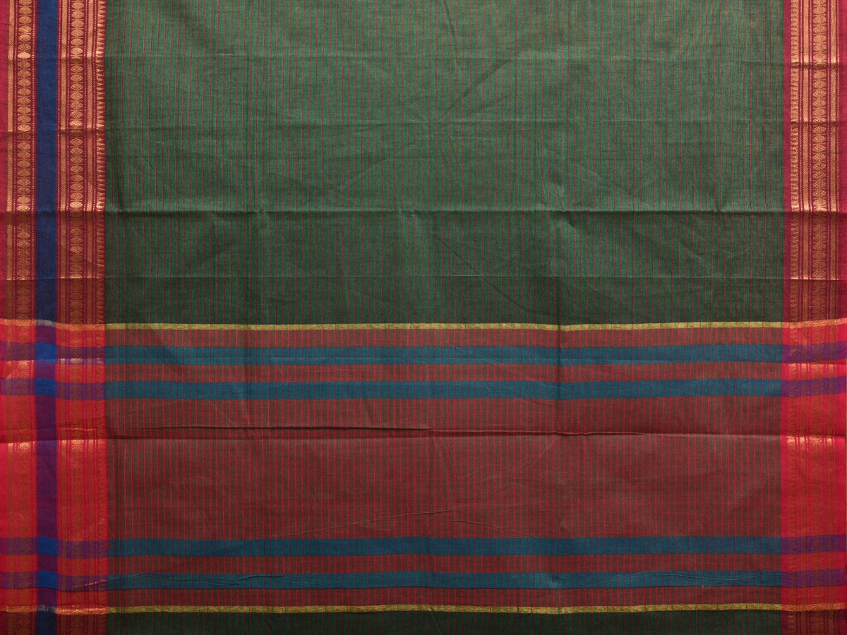 Green - Kanchipuram Cotton Blouse Piece 50