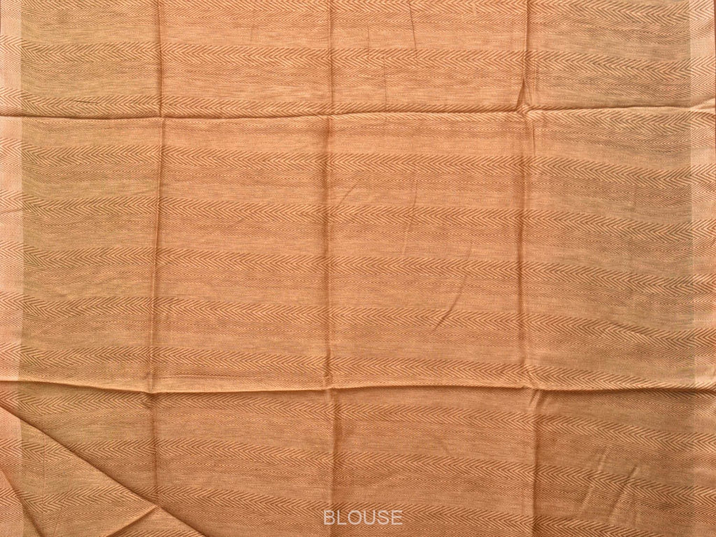 Multicolor Tussar Silk Handloom Saree with Contrast Border and Pallu Design o0428