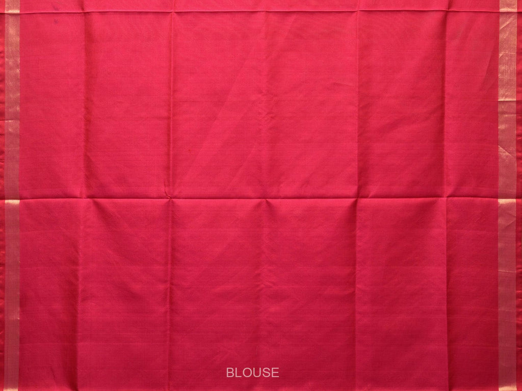 Pink Uppada Silk Handloom Saree with Floral and Birds Design u2181