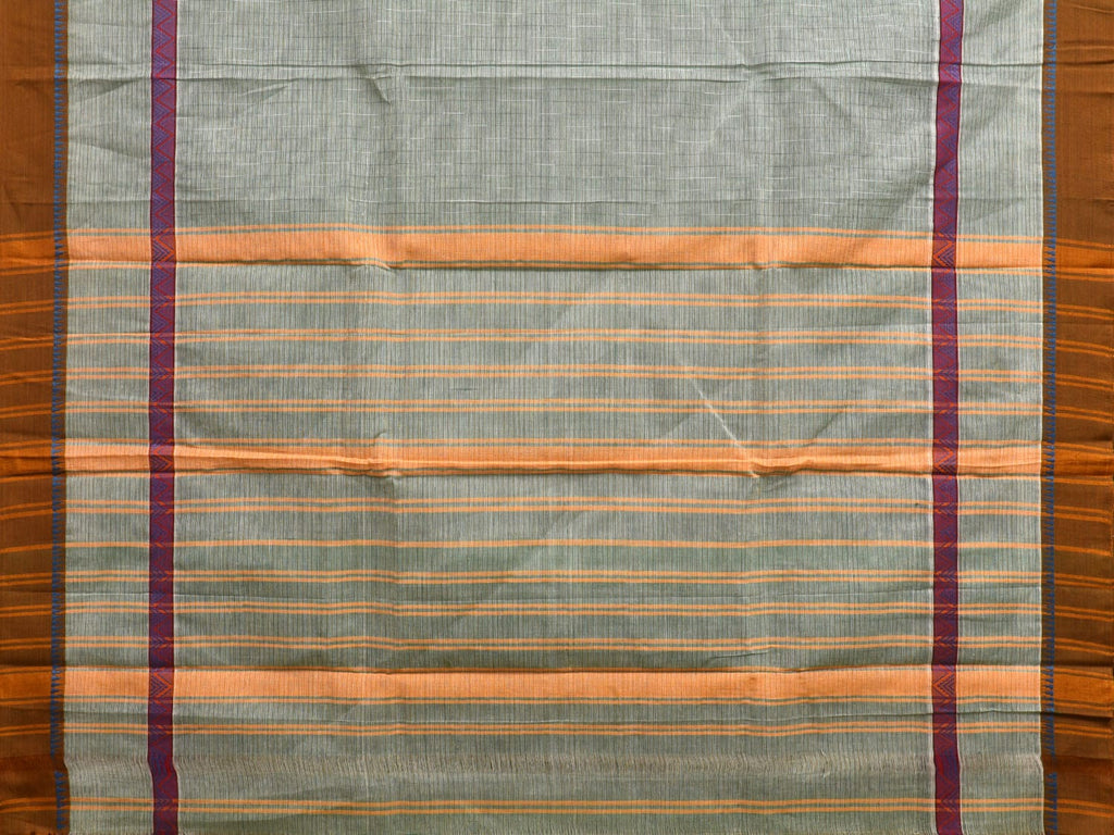 Sea Blue Narayanpet Cotton Handloom Saree with Big Border Design No Blouse np0838