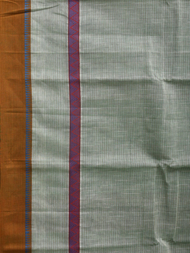 Sea Blue Narayanpet Cotton Handloom Saree with Big Border Design No Blouse np0838
