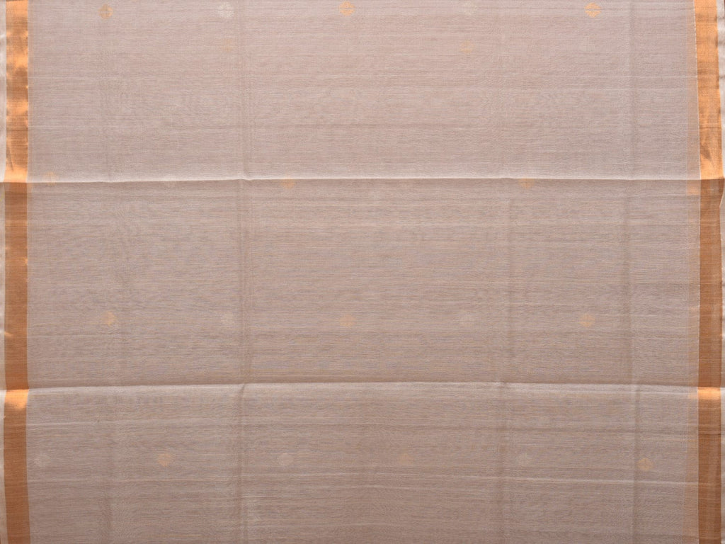 White Uppada Cotton Silk Handloom Saree with Mango Pallu Design u2132