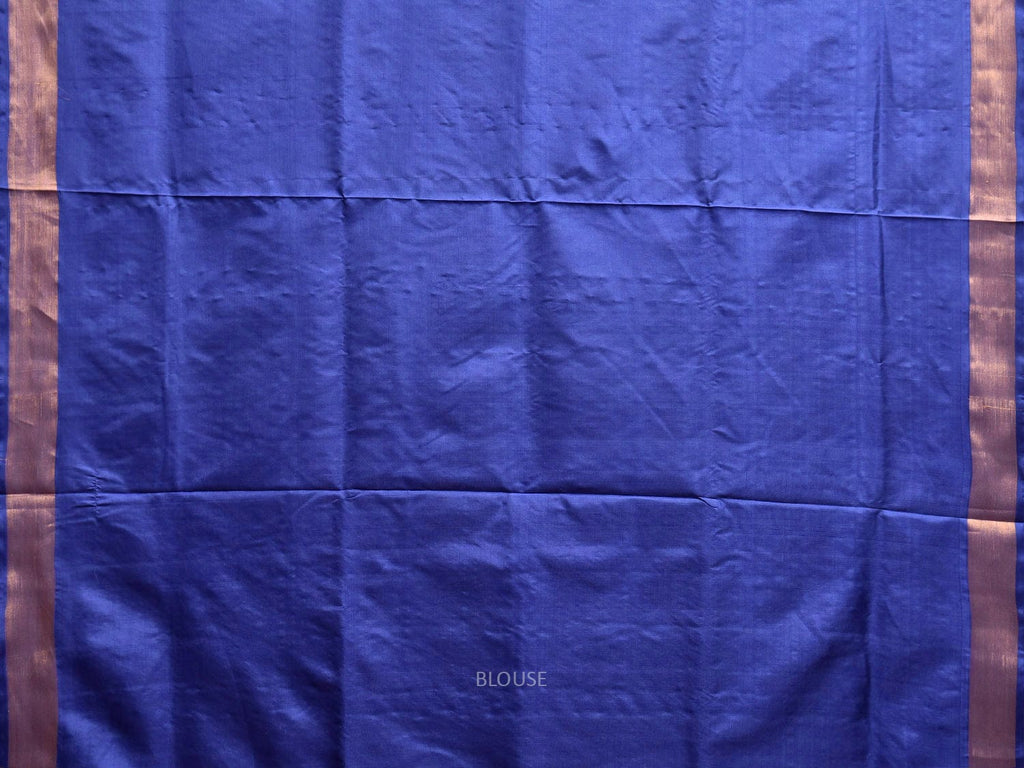 Blue Uppada Silk Handloom Saree with All Over Bangdi More Design u2476