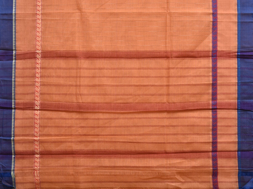 Cream Narayanpet Cotton Handloom Saree with Big Border Design No Blouse np0852