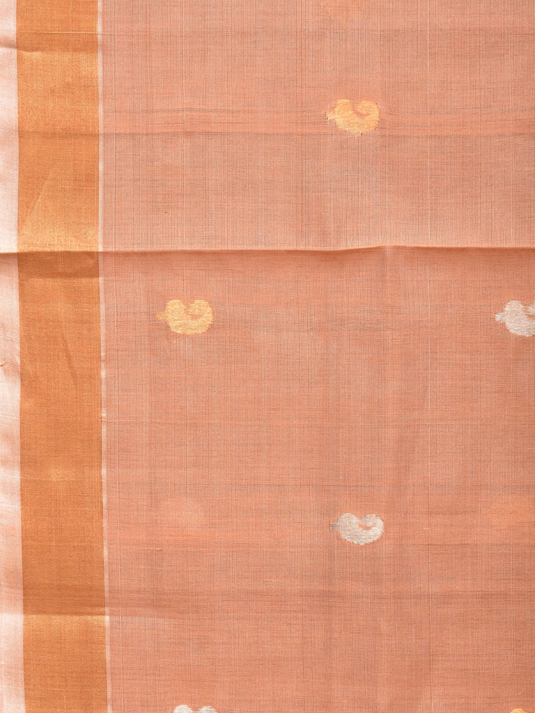 Cream Uppada Cotton Silk Handloom Saree with Jamdani Grill Design u2055