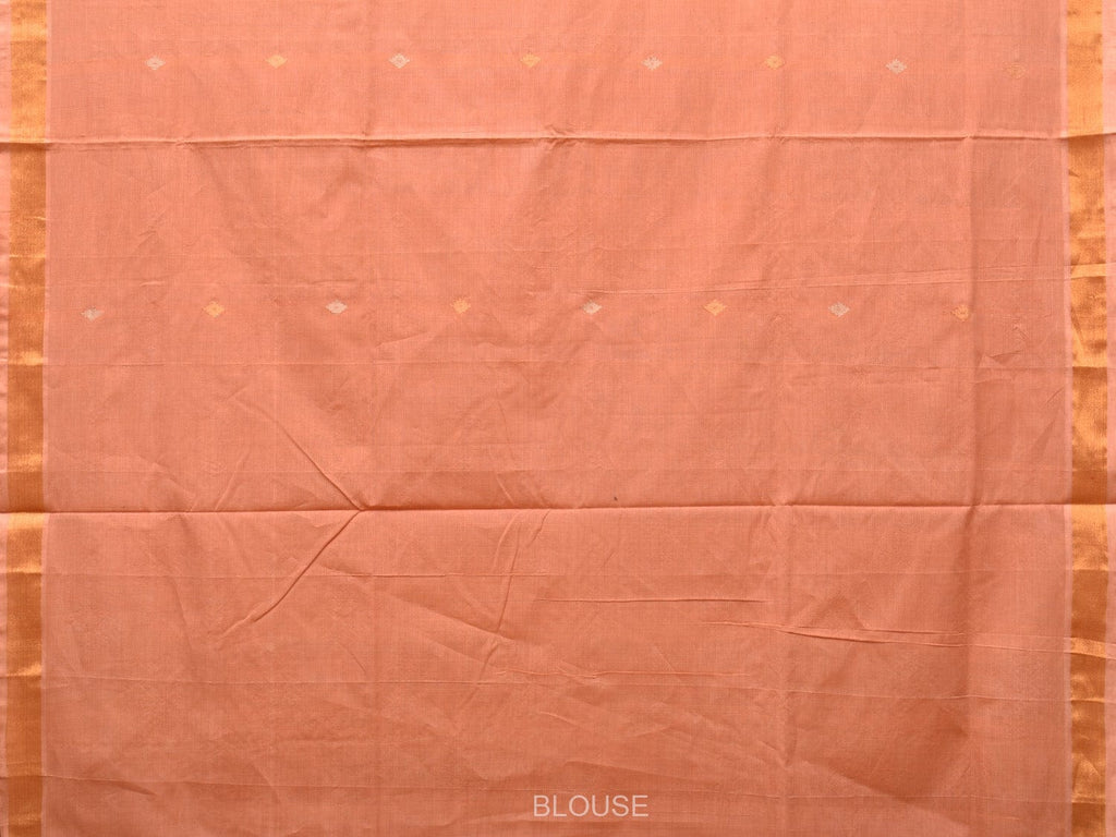 Fawn Uppada Cotton Handloom Saree with Assorted Pallu Design u2124