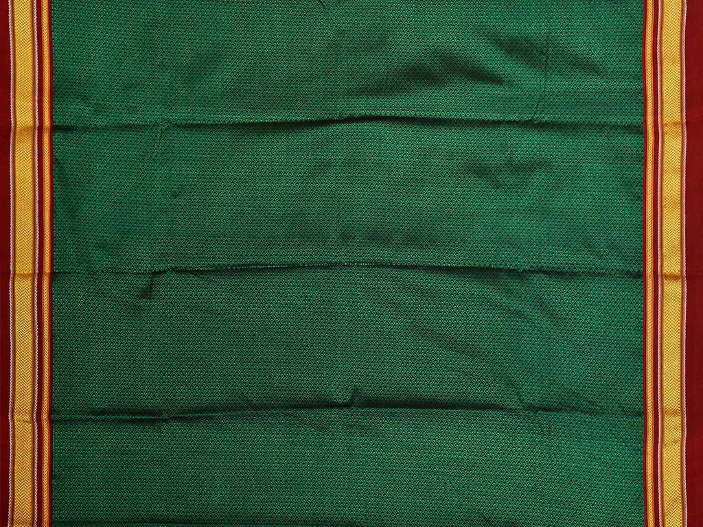 Green and Maroon Jacquard Viscose Blouse with Contrast Border Design Length 1mt Width 31 Inches BL0174