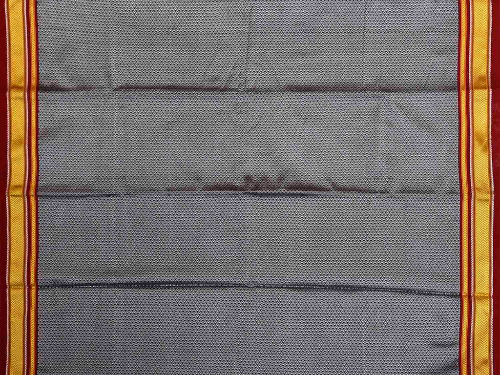 Grey and Maroon Jacquard Viscose Blouse with Contrast Border Design Length 1mt Width 31 Inches BL0181