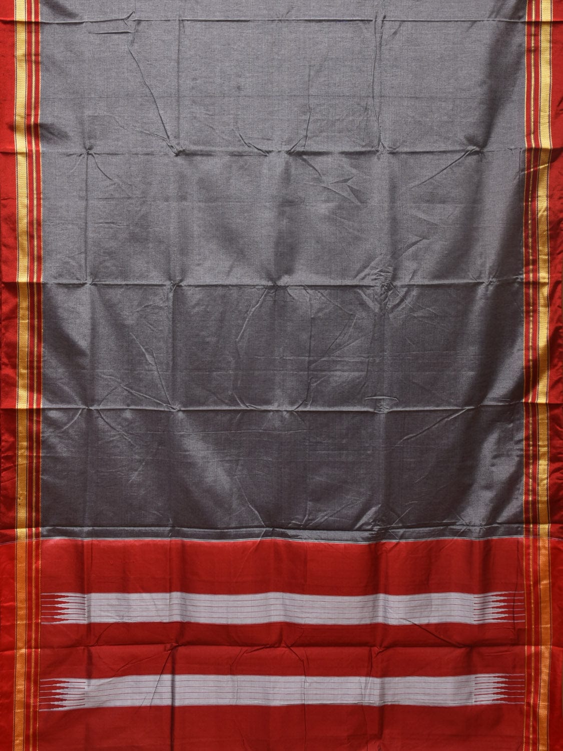 Purple and Red uppada pure pattu with zari border saree