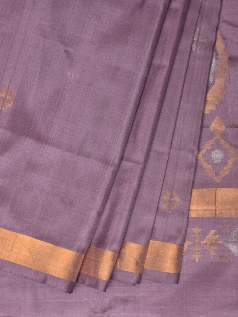 Mauve Uppada Silk Handloom Saree with Mango Pallu Design u2102