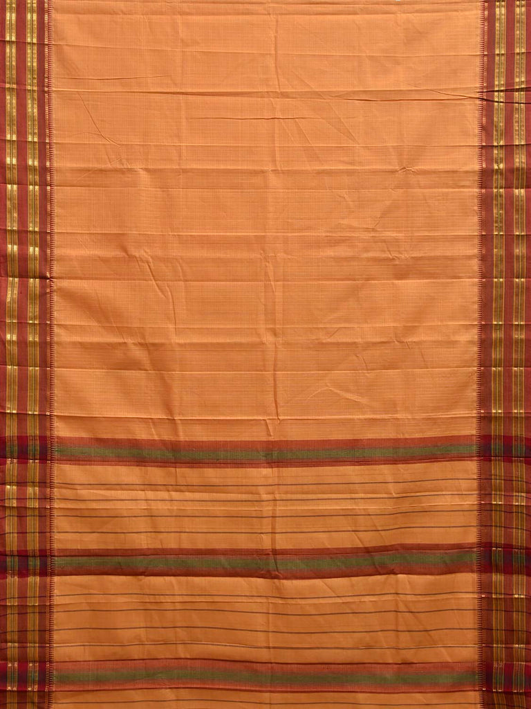 Mustard Narayanpet Cotton Handloom Saree with Checks Design No Blouse np1321