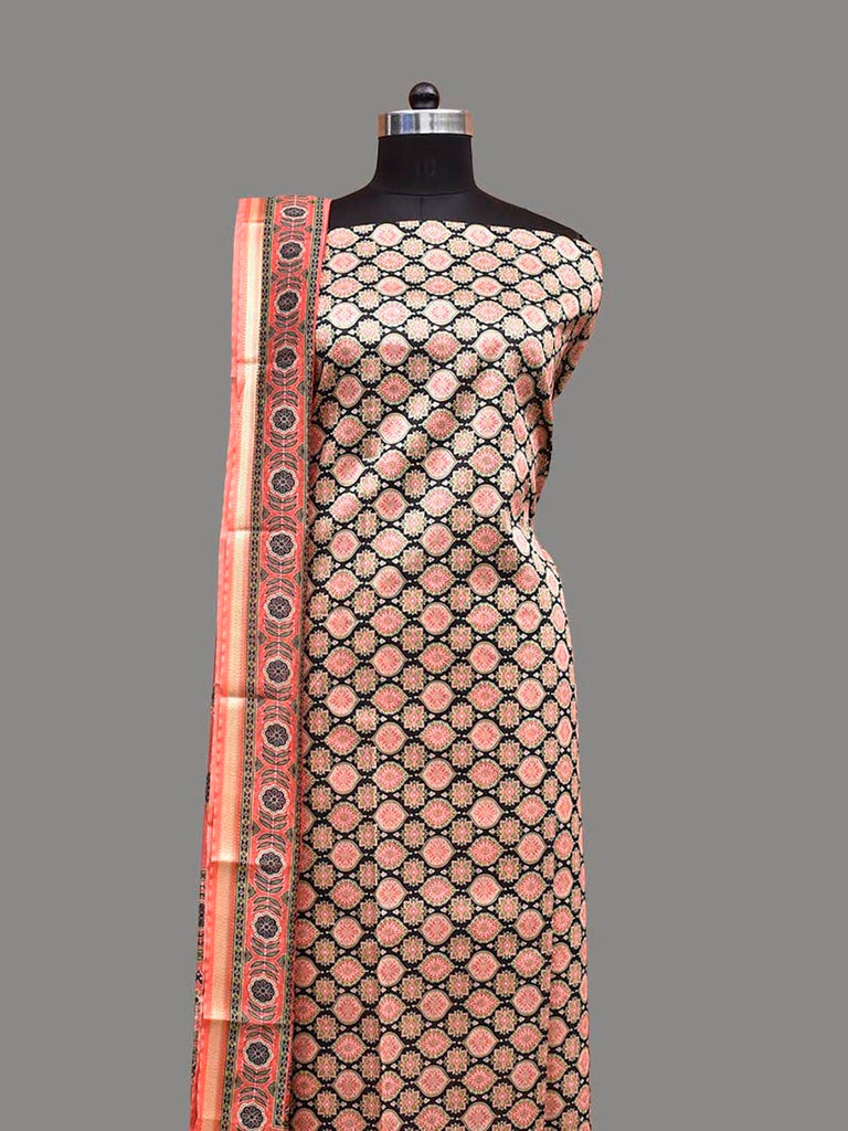 white christmas dresses white Color Cotton Dress Material – Just Salwars main image 1