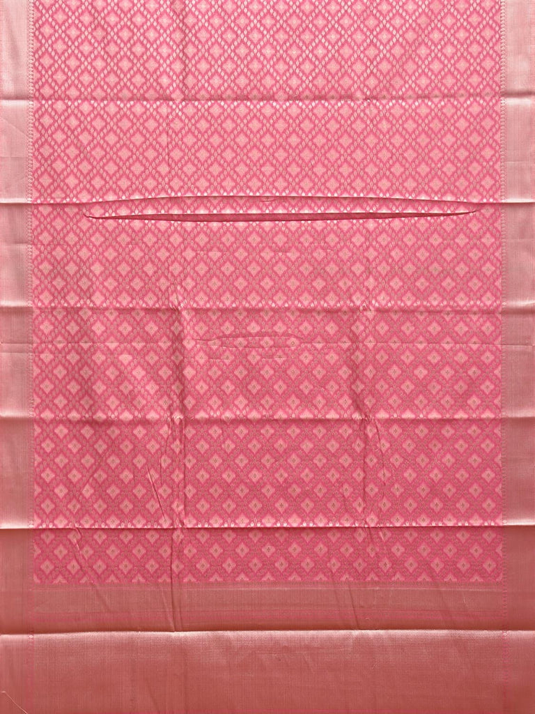 Pink Dhakai Jamdani Cotton Viscose Saree with Grill Design dj0034