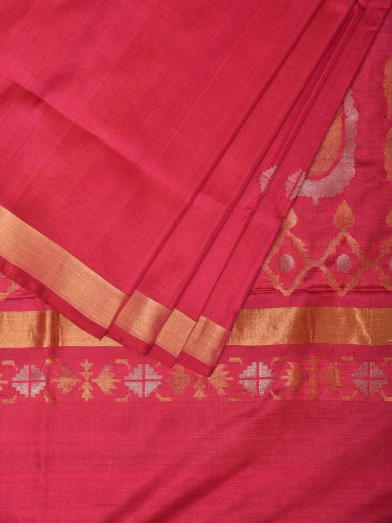 Pink Uppada Silk Handloom Saree with Mango Pallu Design u2024