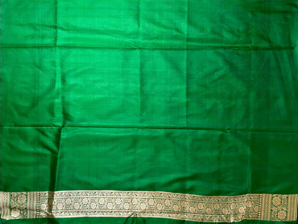 Red Banaras Katan Silk Saree with Body Butti and Border Design  b0361s