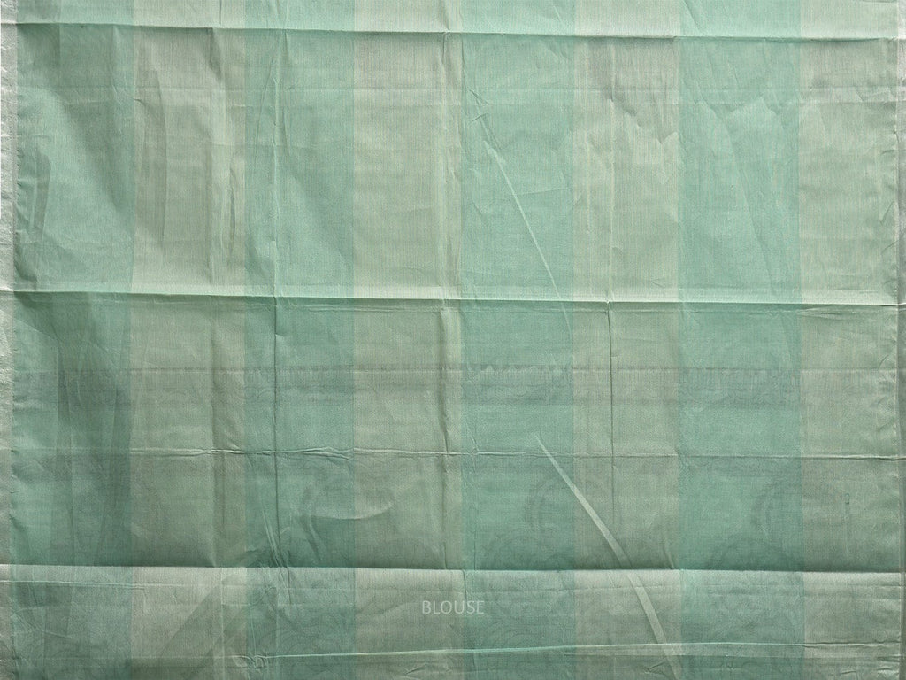 Turquoise Venkatagiri Cotton Saree with Body Buta and Pallu Design v0207