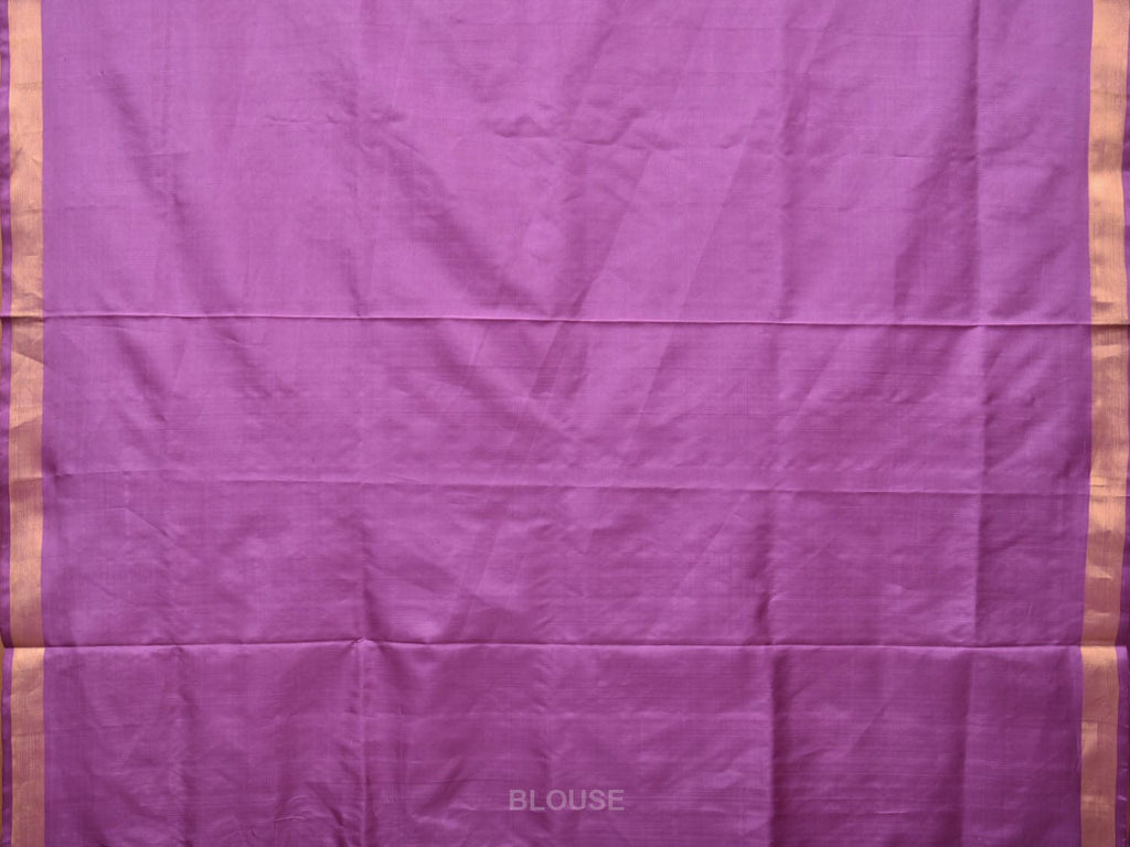 Violet Uppada Silk Handloom Saree with Karpur Pallu Design u2028