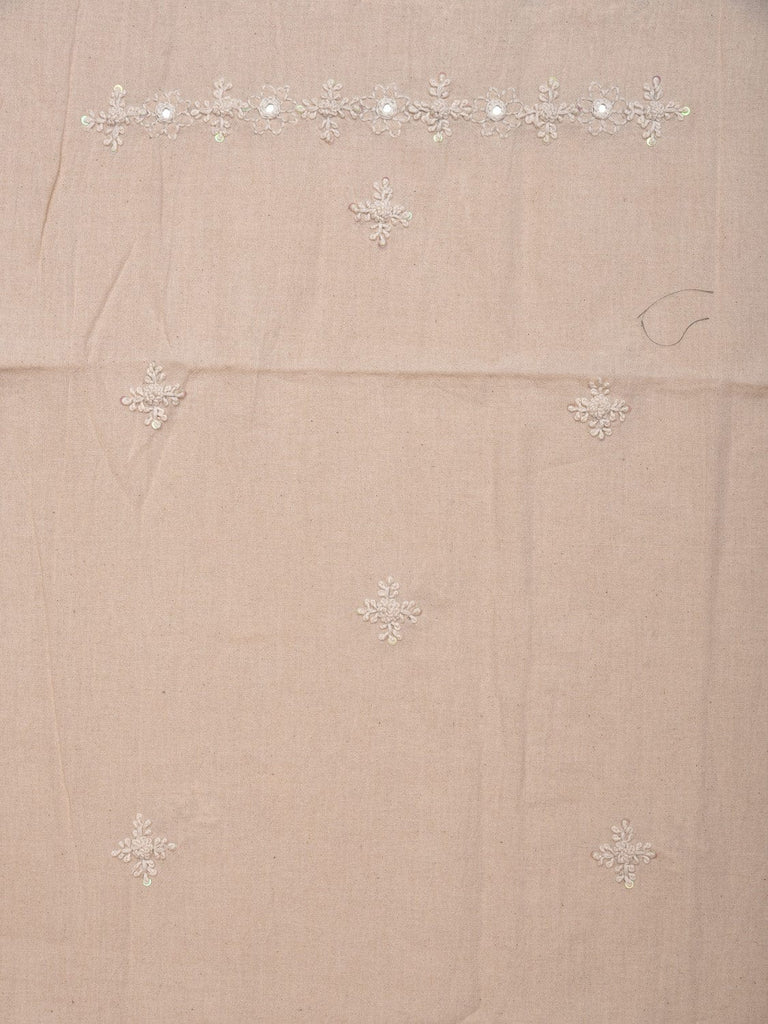White Hand Embroidary Cotton Kurta with Mirror Work Design f0236