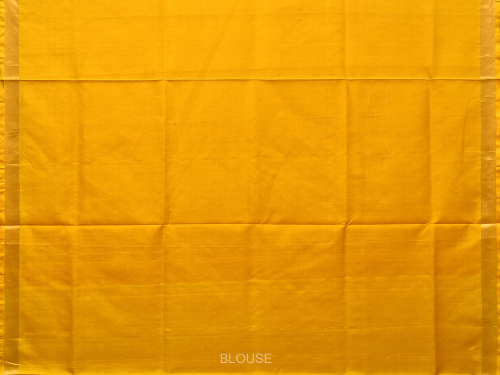 Yellow Uppada Silk Handloom Saree with Mango Pallu Design u2157