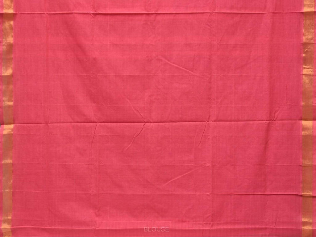 Baby Pink Uppada Cotton Handloom Saree with Assorted Buta Pallu Design u1672