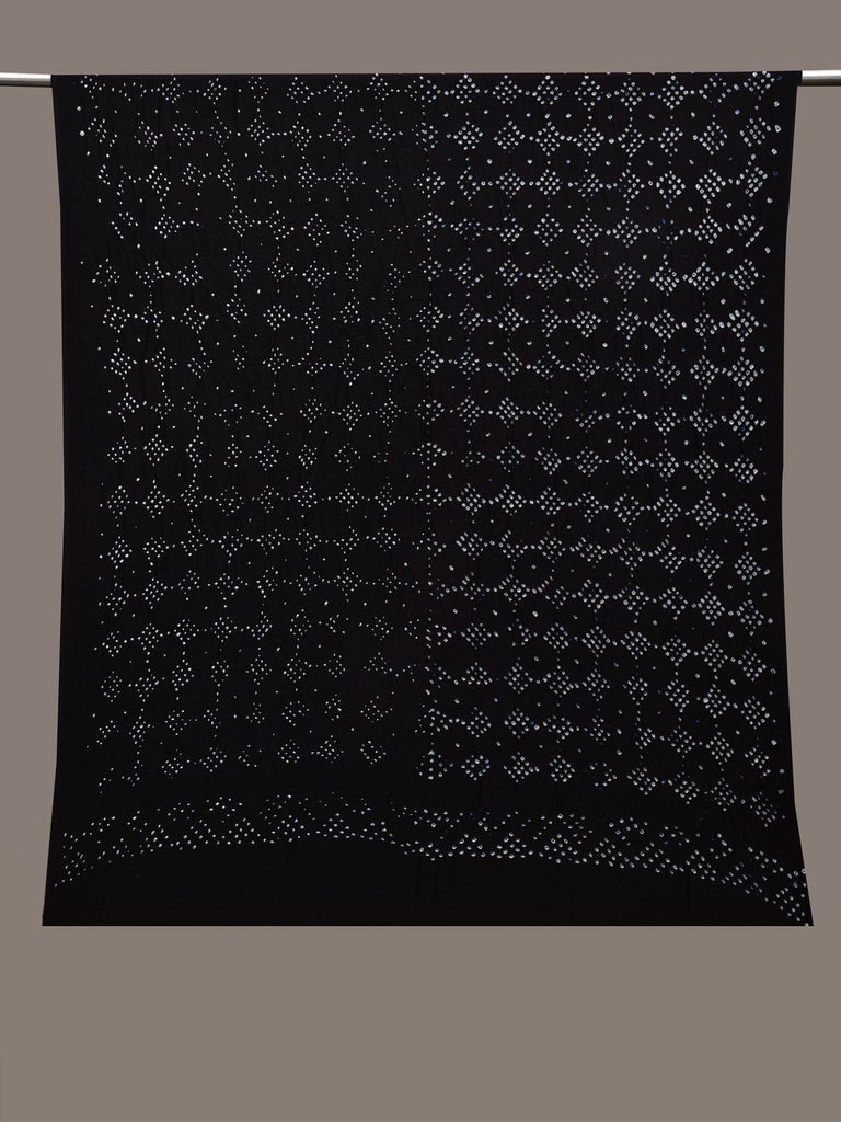 Black Bandhani Banaras Woolen Dupatta ds2633