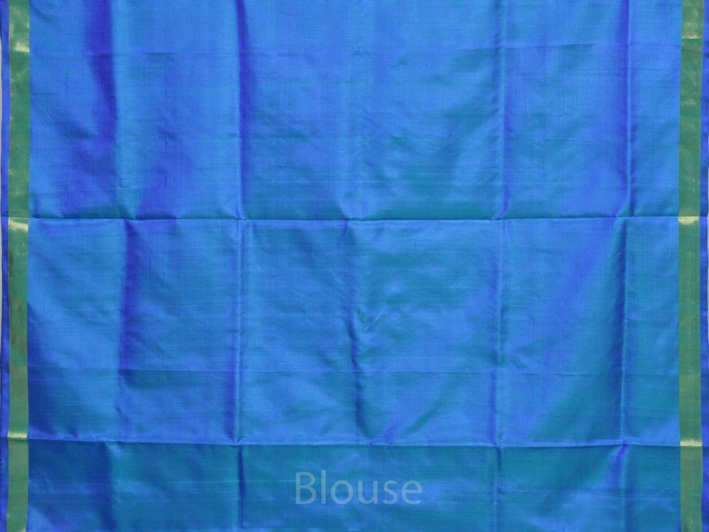 Blue Uppada Silk Handloom Saree with OG Pallu Design U1550