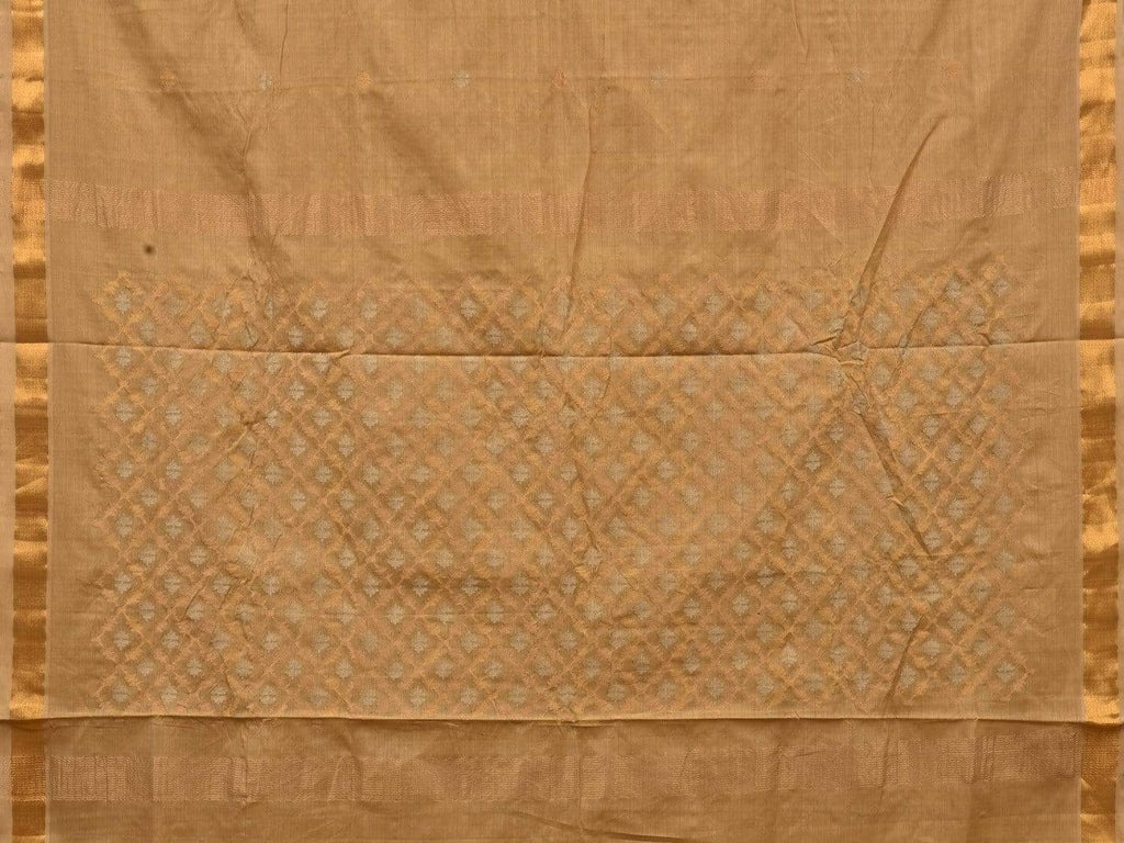 Cream Uppada Cotton Handloom Saree with Jamdani Pallu Design u1776