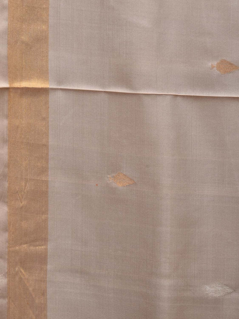 Cream Uppada Silk Handloom Saree with Jamdani Pallu Design u1947