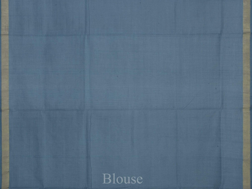 Grey Uppada Cotton Handloom Saree with Mango Pallu Design u1382