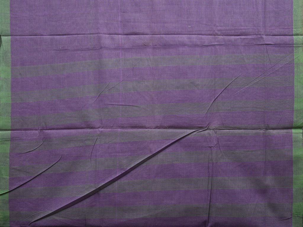 Lavender Mangalgiri Cotton Handloom Saree with Small Checks Design mn0061