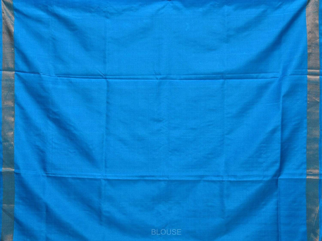Light Blue Uppada Silk Handloom Saree with All Over Grill Design u1652