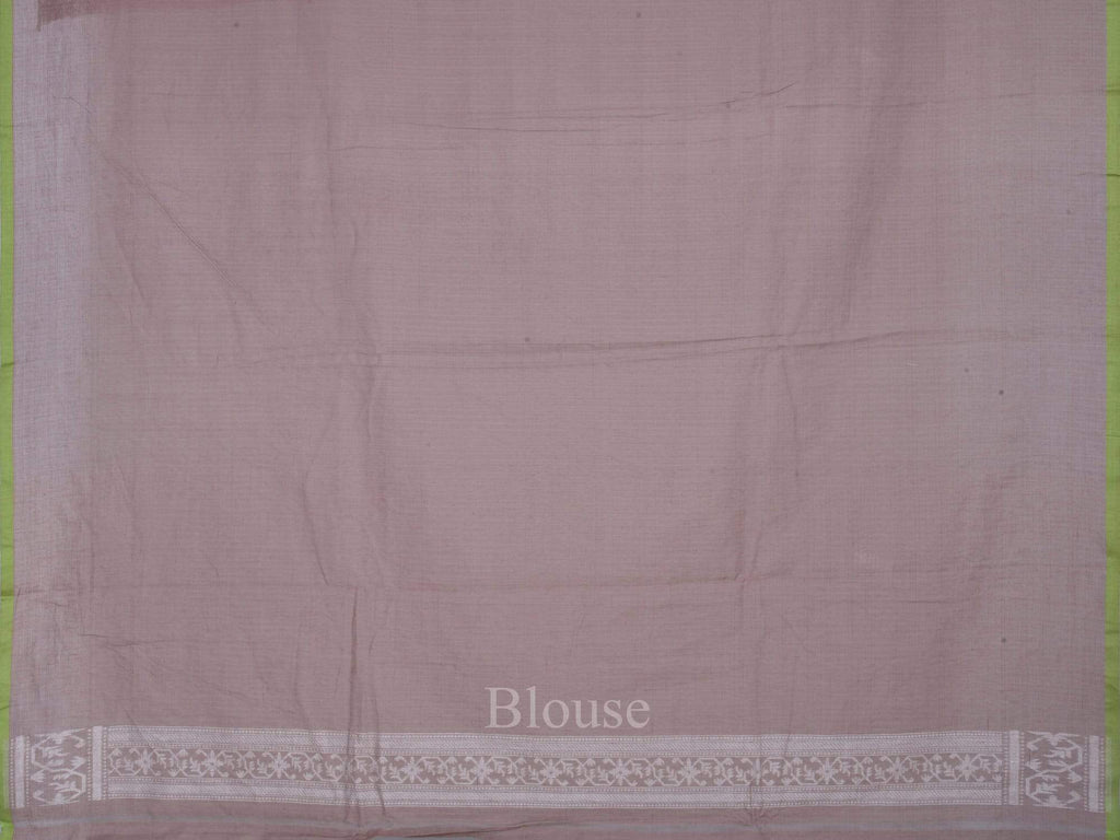 Light Brown Banaras Cotton Handloom Saree with All Over Grill Design b0275