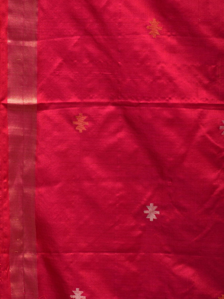 Magenta Uppada Silk Handloom Saree with Jamdani Pallu Design u1866