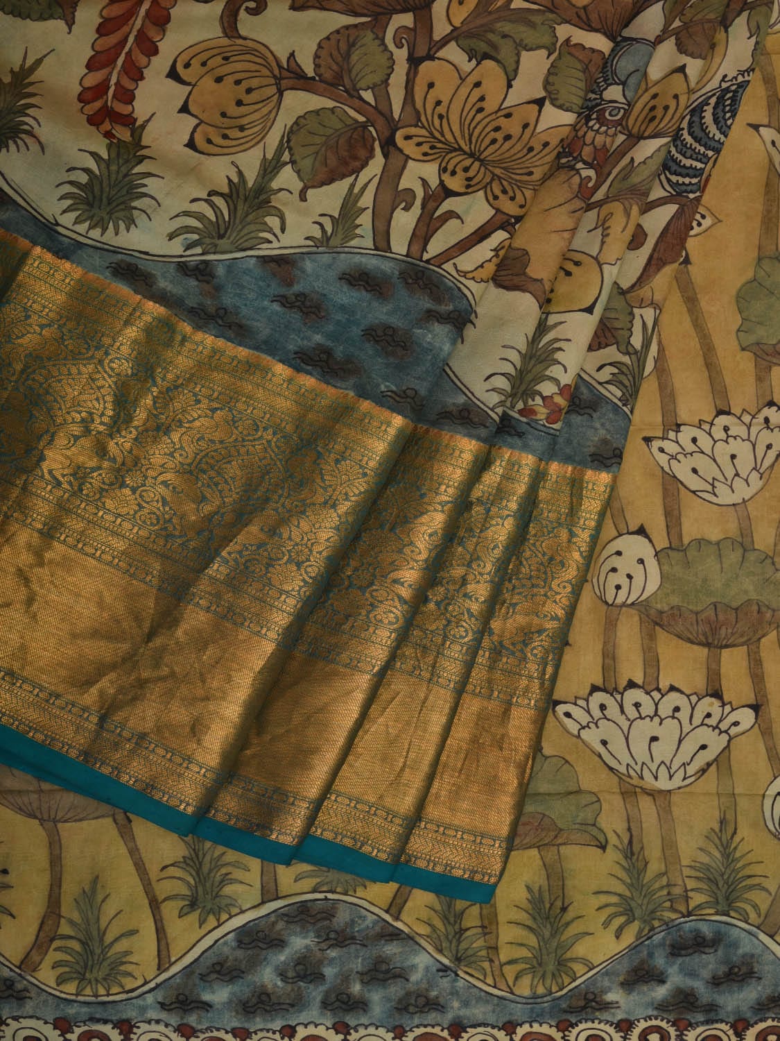 Multicolor - Natural Dyed Handpainted Kalamkari Bangle SO2 (Size - 2-8) 11 main image 1