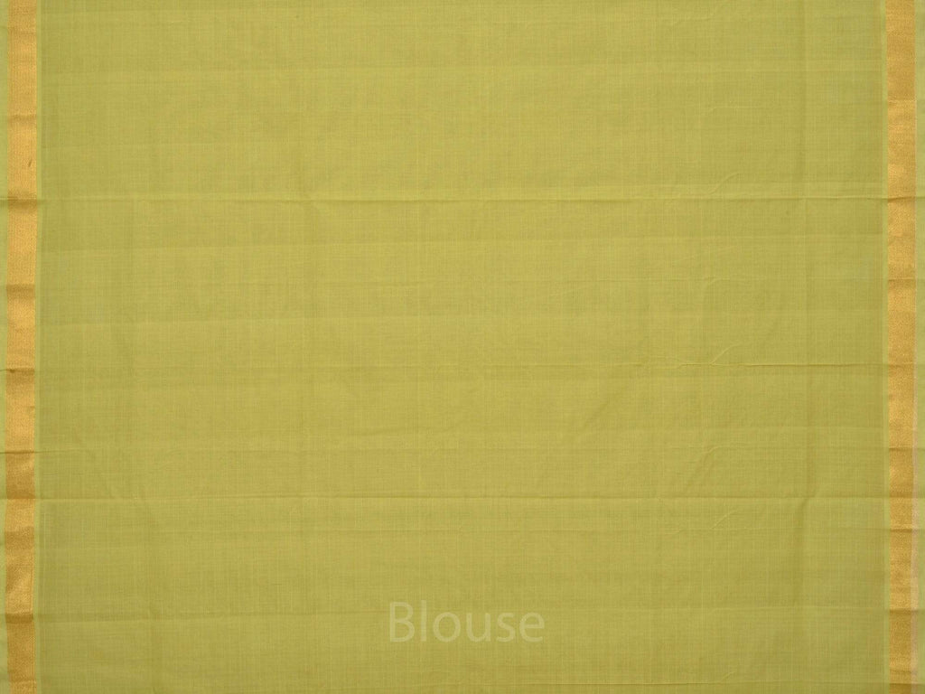 Olive Uppada Cotton Handloom Saree with Assorted Buta Pallu Design No Blouse u1540