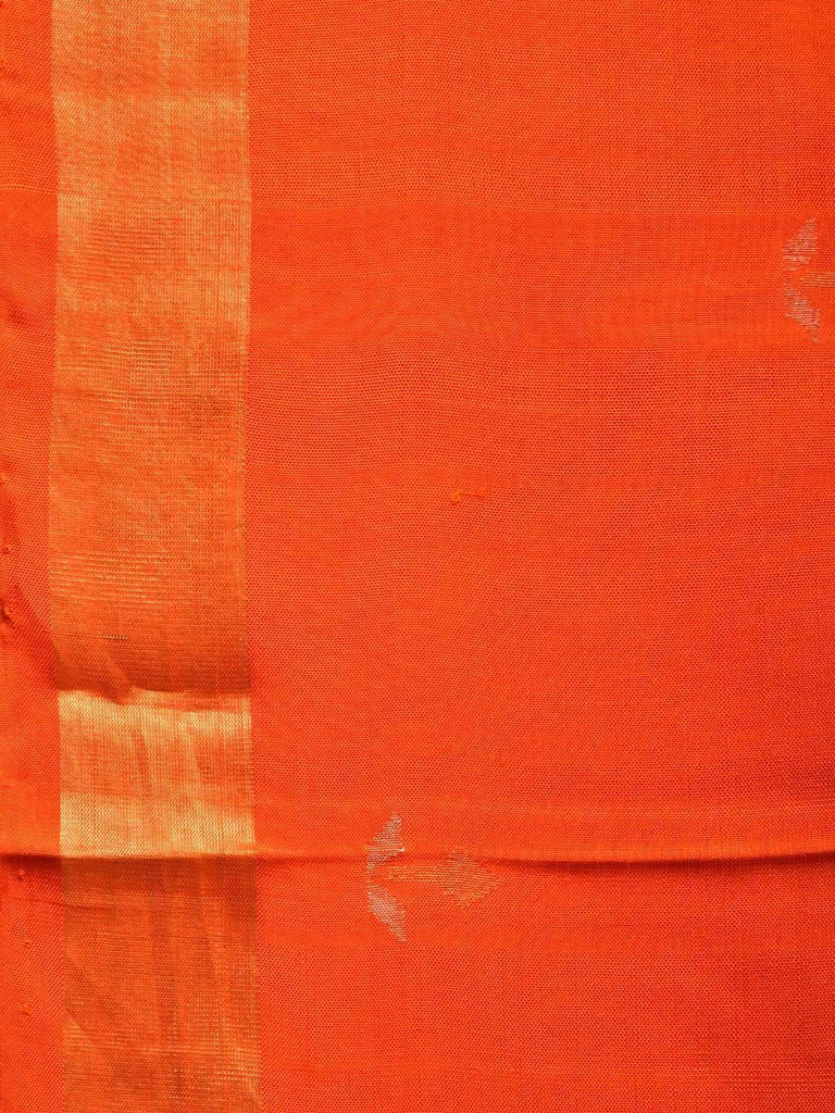 Orange Uppada Silk Handloom Saree with Assorted Buta Pallu Design u1738