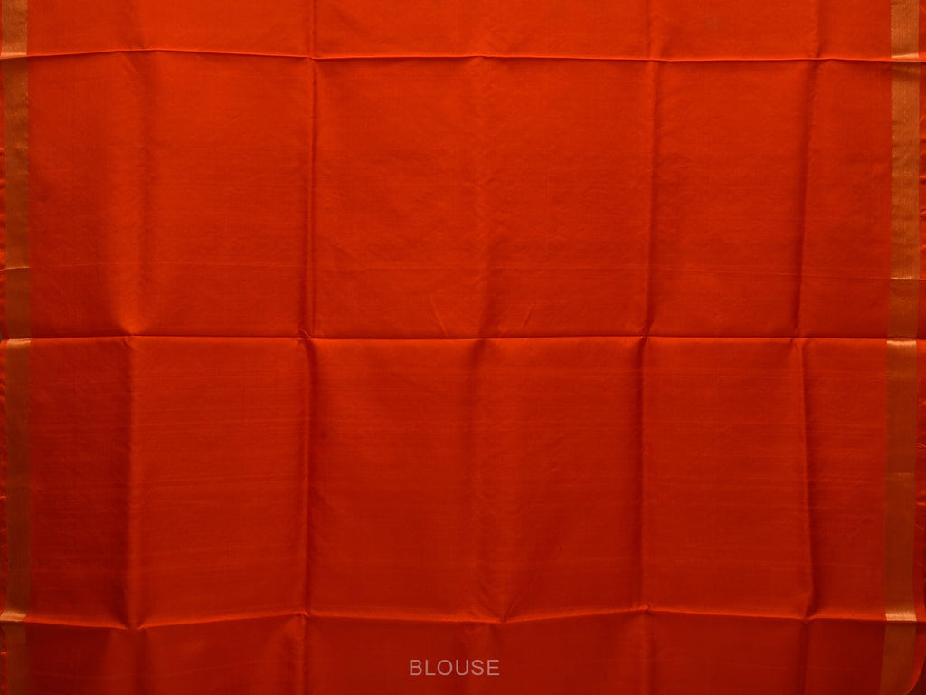 Orange Uppada Silk Handloom Saree with Rich Pallu Design u1929