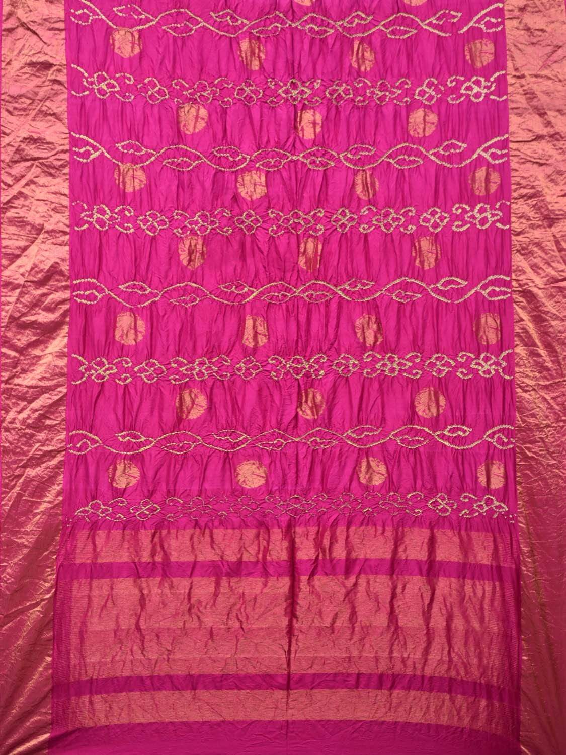 Buy Sareewave Art Silk Handmade Bandhani Saree With Hand Bandhej Print With  Blouse Online at Best Prices in India - JioMart.