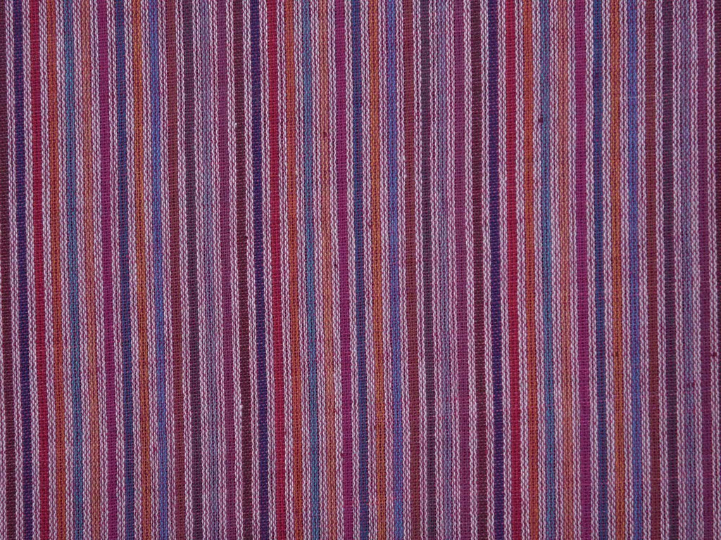 Pink Organic Cotton Handloom Saree with Strips Design o0162