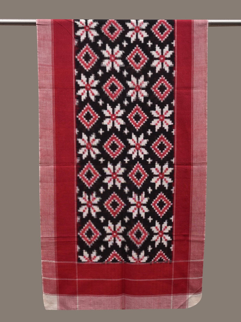 Pink Pochampally Ikat Cotton Handloom Stole with Telia Design ds2649
