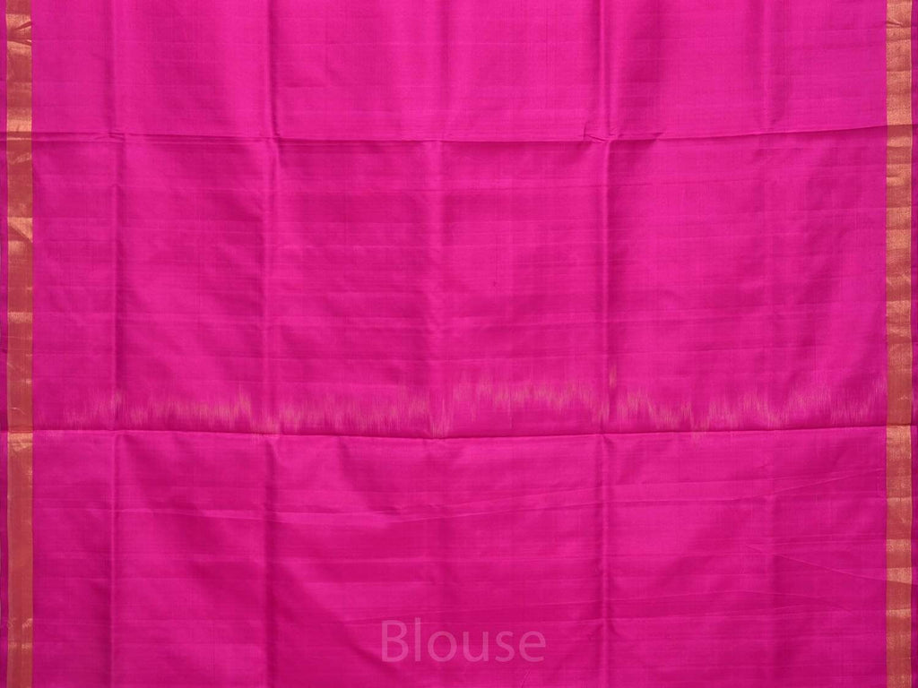 Pink Uppada Silk Handloom Saree with Jamdani Pallu Design u1542