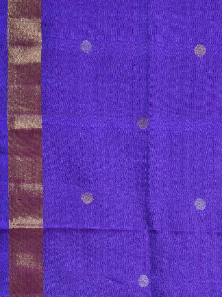 Purple Uppada Silk Handloom Saree with OG Pallu Design U1549