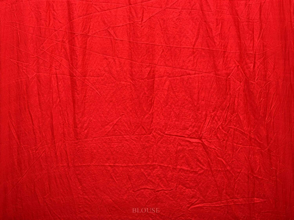 Red Bandhani Uppada Silk Handloom Saree with Strips Pallu Design bn0285