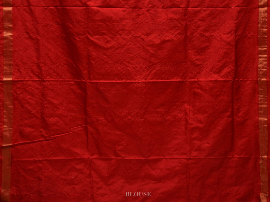 Red Uppada Silk Handloom Saree with Jamdani Pallu Design u1868
