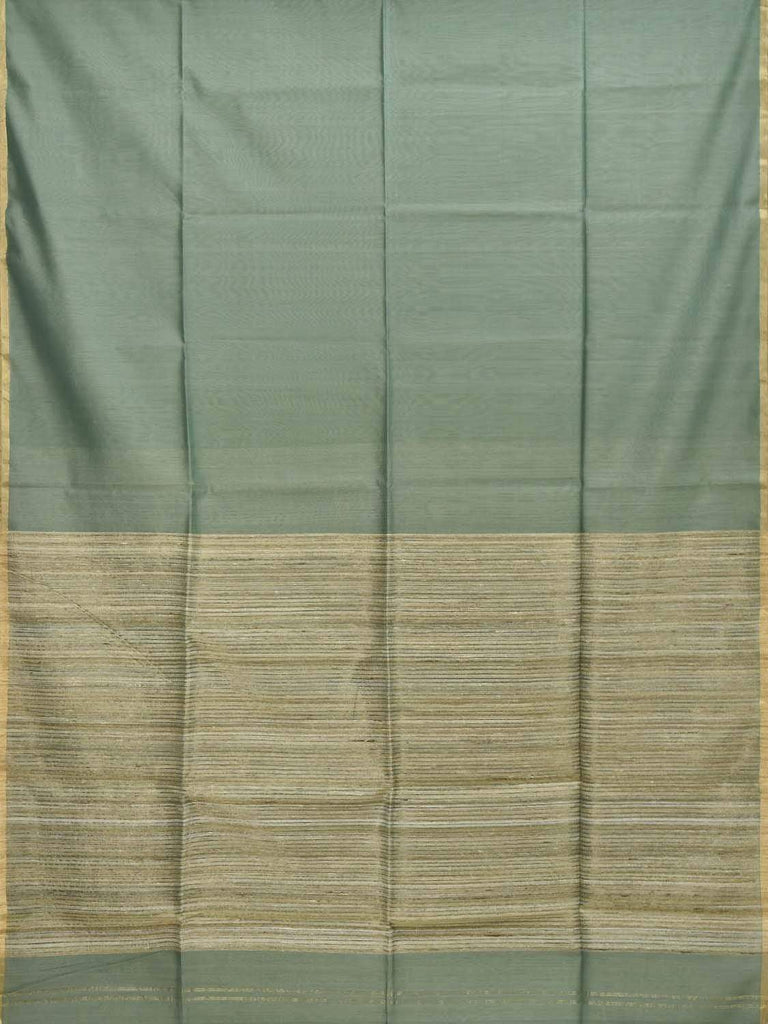 Sea Green Maheshwari Cotton Silk Handloom Saree with Geecha Pallu Design M0077