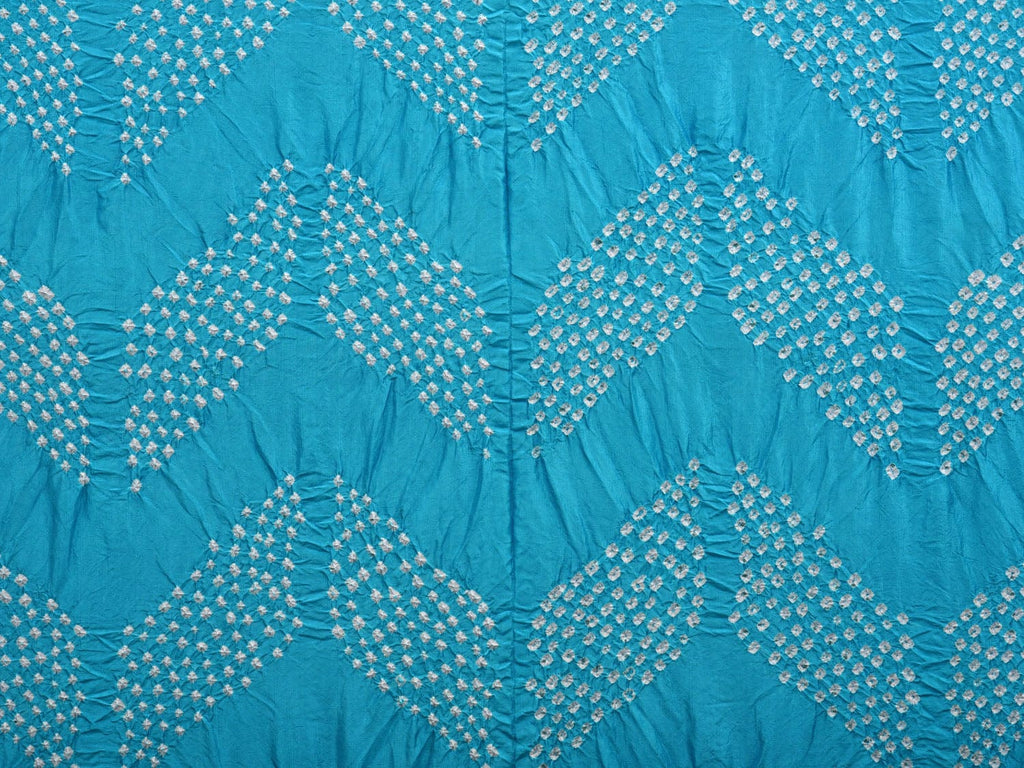 Sky Blue and Red Bandhani Paithani Silk Handloom Saree with Pallu Design bn0389