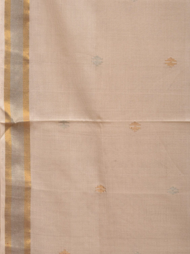 White Uppada Cotton Handloom Saree with Jamdani Pallu Design u1920