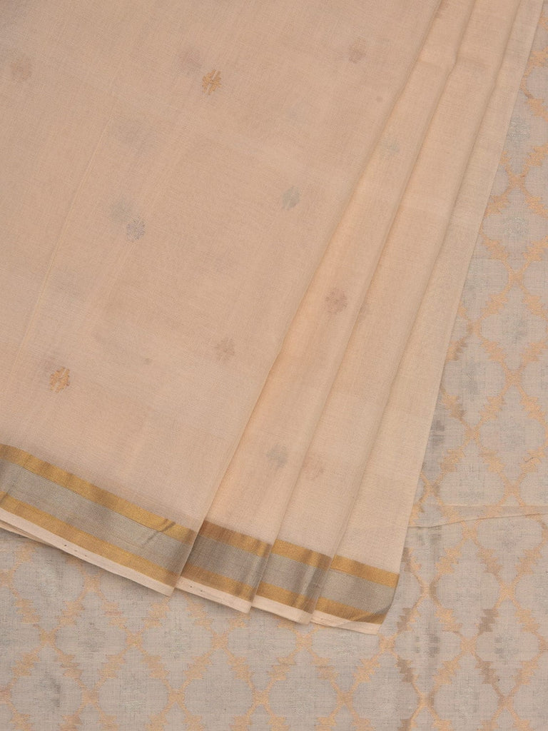 White Uppada Cotton Handloom Saree with Jamdani Pallu Design u1920