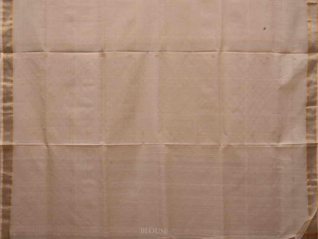 White Uppada Cotton Handloom Saree with Jamdani Pallu Design u1920