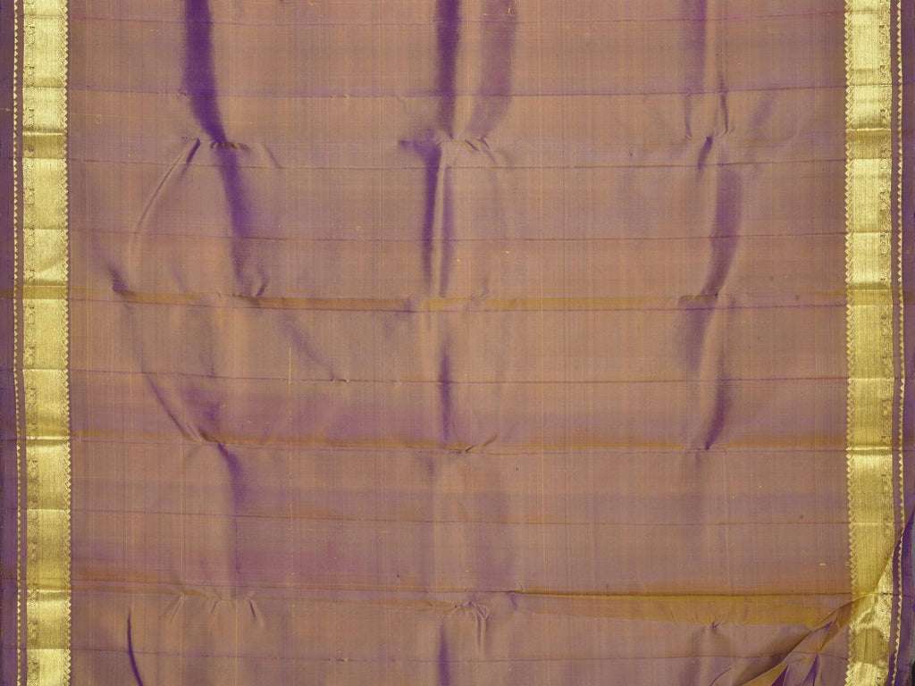 Yellow Kanchipuram Silk Handloom Saree with Buta and Mango Pallu Design K0370